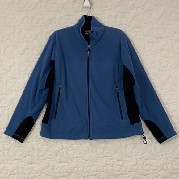 North End Zip Up Fleece Jacket Blue Size Large - Picture 1 of 9